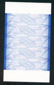 ISRAEL 2009 TEL AVIV - YAFO VENDING MACHINE LABELS MASSAD SHEET OF 10 AS SHOWN