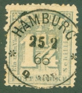 HAMBURG-GERMANY 22 USED (RL) 3790 BIN $10.00