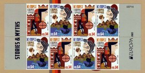 Cyprus - Postfris/MNH - Booklet Europa, Myths and Stories 2022