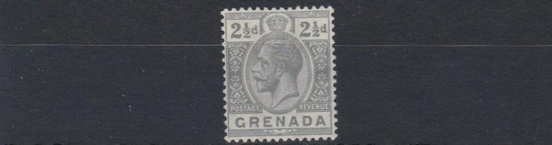 GRENADA  1921 - 31   S G 118  2 1/2D   GREY     MH 