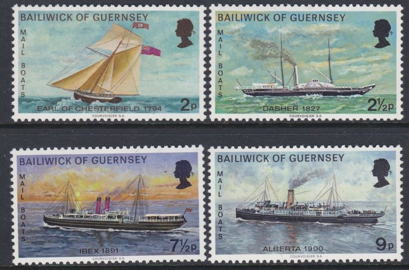 64-67 1972 Mail Boats MNH
