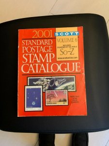 2001 SCOTT CATALOGUE OF SO-Z volume 6