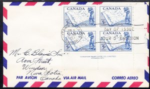 Canada Scott 370 FDC - David Thompson
