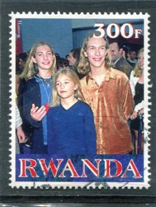 Rwanda 1999 HANSON Singers Single Perforated Fine Used VF