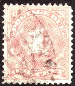 1895, US 1c, Postage Due, Used, Sc J38