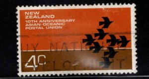 New Zealand Scott 496 Used Asian Oceanic Postal Union stamp 1972