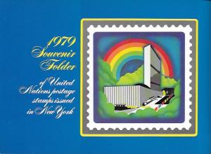 UN Souvenir Folder 1979 MNH stamps issued in New York.