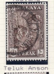 Malaya Perak 1957-65 Early Issue Fair Postmark on Used 10c. 176527