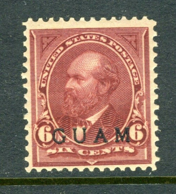 Guam #6 Overprint Issue of War of 1899 (Mint Hinged) cv$250.00