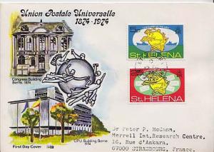 St. Helena, First Day Cover, U.P.U. Universal Postal Union