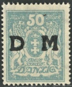 DANZIG, SC #O36, MINT NH - 1923 - DANZIG011