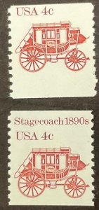 1898a Stagecoach NO “STAGECOACH 1890s”  ERROR MNH 1982
