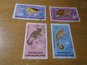 Centrl African Republic  #  142-43/C145-46  used