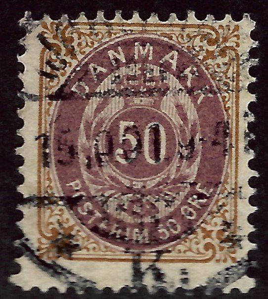 Denmark SC#33 Used Fine Cat $30.00...steal the deal!!