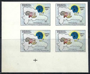 Dominican Republic 1064 MNH BLOCK/4 IMPERF [D2]-2