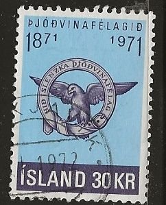 Iceland ^ Scott # 433  - Used