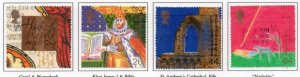 Great Britain Sc 1879-1882 1999 Christians Millennium stamp set used