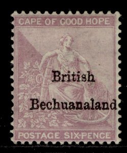 BRITISH BECHUANALAND QV SG7, 6d reddish purple, M MINT. Cat £200.