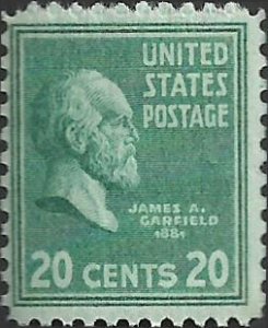 # 825 Mint Never Hinged ( MNH ) JAMES A. GARFIELD