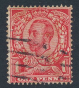 Great Britain SC# 154*  SG 342  George V Downey Head Used see detail & scans