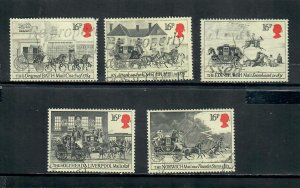 G.B 1984 COMMEMORATIVES  SET ARTHURIAN LEGENDS USED  h 050321