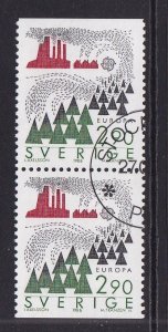 Sweden   #1606  cancelled 1986  Europa  2.90k  pollutants  pair