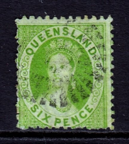 Queensland - Scott #48 - Used - Pulled perf UL - SCV $9.50