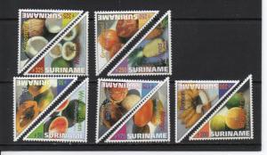 Surinam 1214a-1218b MNH