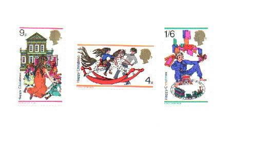 Great Britain 1968 Sc 572-4 Christmas MNH