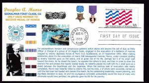 1999 Honoring Those Who Served Sc 3331 FDC John White cachet Kansas City MO