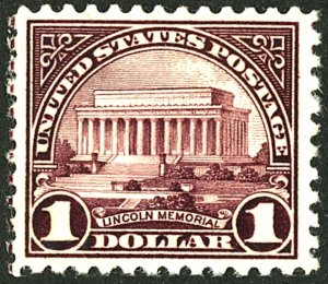 U.S. #571 MINT OG HR