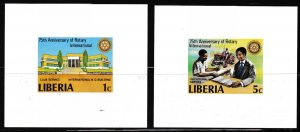 Liberia 1979 Rotary International Scott 860-865 (6) Delux Imperf Sheets XF/NH