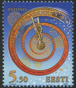 Estonia #385 Millennium 5.50K Postage Stamp 1999 Europe Eesti MLH