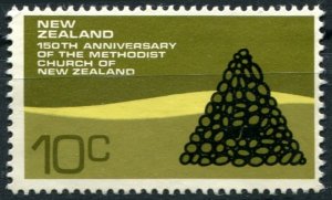 New Zealand Sc#499 MH/Unused, 10c ol, yel & blk, Anniversaries 1972 (1972)