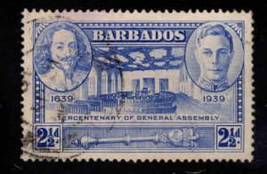 Barbados Scott 205 Used 1939 stamp