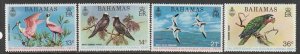 1974 Bahamas - Sc 362-5 - MNH VF - 4 single - Birds