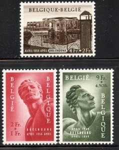 Belgium # B558-60, Mint Hinge