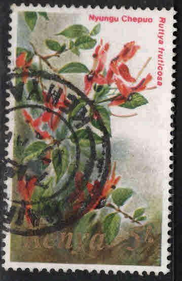 KENYA Scott 258 used flower stamp 1983