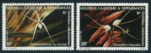 New Caledonia 502-503,MNH.Michel 742-743. Orchids 1984.