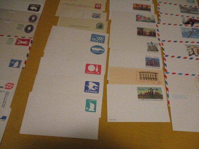 US POSTAL STATIONARY COLLECTION, MINT, ENTIRES OVER 100+ DIFFERENT ITEMS