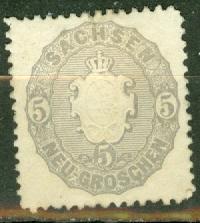 Saxony 20c mint CV $22.50