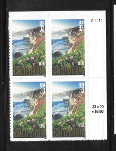 #3438 MNH Plate Block
