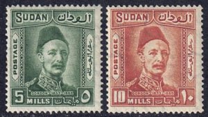 Sudan #51-52 Mint Hinged Group of 2