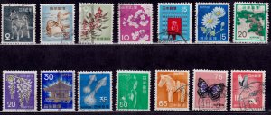 Japan, 1953-72, Mixed Definitives, used