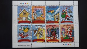 Disney - Sierra Leone 1990. - Christmas ** MNH Set in sheet 2