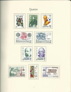 Small Collection of Late 1981-1984 Spain Unused Never Hinged