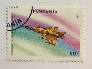 Tanzania 1993 Scott 1162 CTO - 50sh, Military Aircraft,  Mirage 3NG