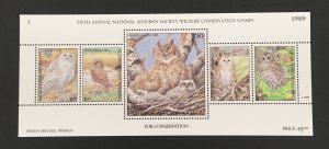 Wildlife Conservation Stamps 1985-91 S/S, MNH, 7 Pics