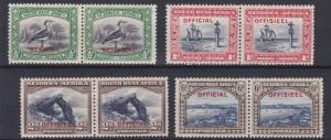 SOUTH WEST AFRICA  1931   S G  013 - 016  OFFICIAL SET   MH