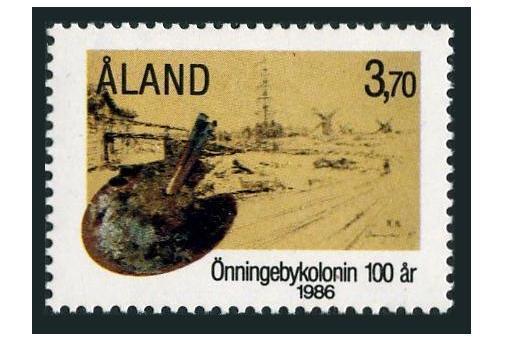 Finland-Aland 25,MNH.Michel 19. Onningeby Artist's Colony,1986.